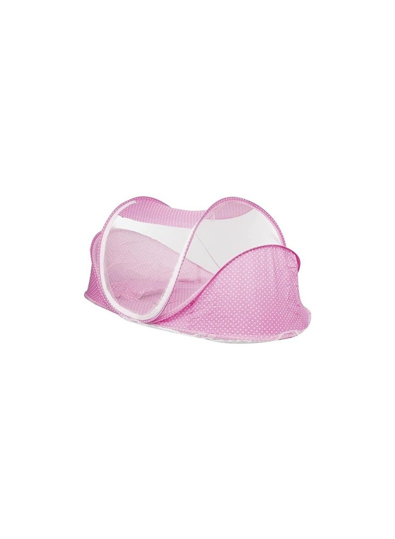 Kids Folding Portable Mosquito Net - Pink 1090 (Assorted Colors) - Image 2