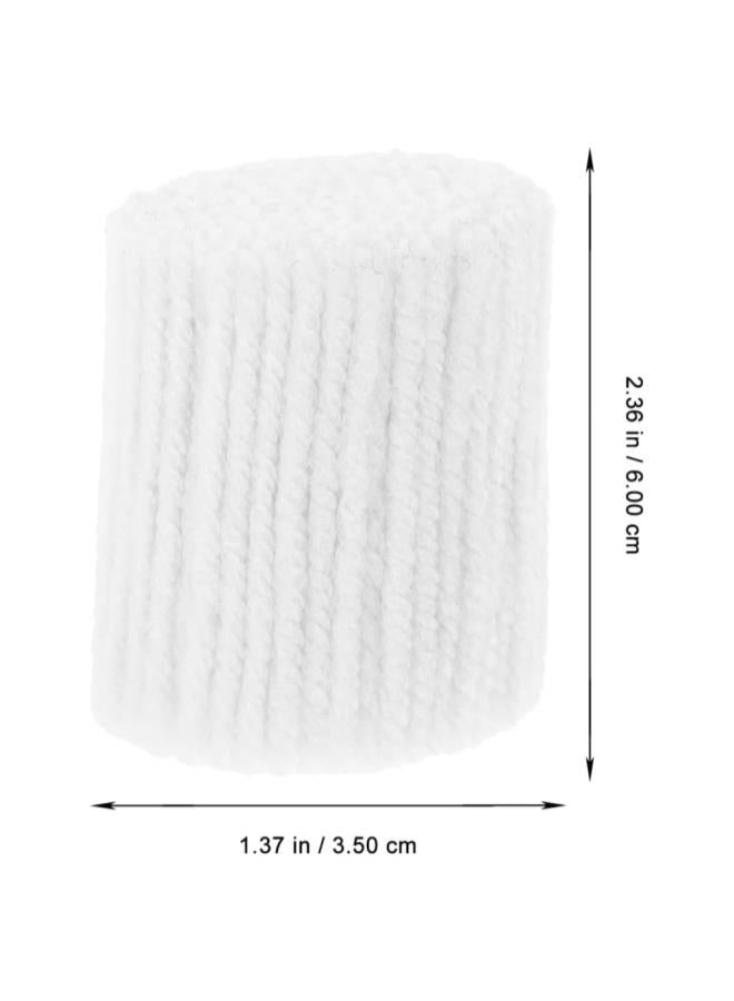 klarako 10 Rolls Latch Hook Yarn Precut Rug Yarn Tapestry Yarn Threads for DIY Craft Sewing Knitting Yarn Latch Hook Supplies White - Image 2