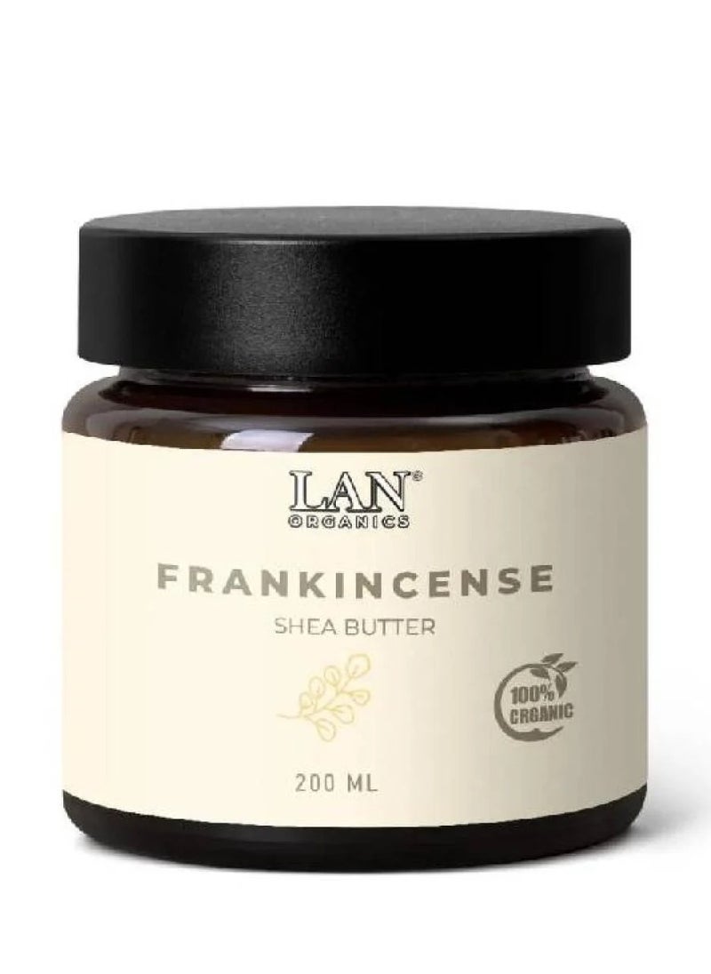 LAN ORGANICS - Shea Butter with Frankincense Extract - 200ml - Image 1