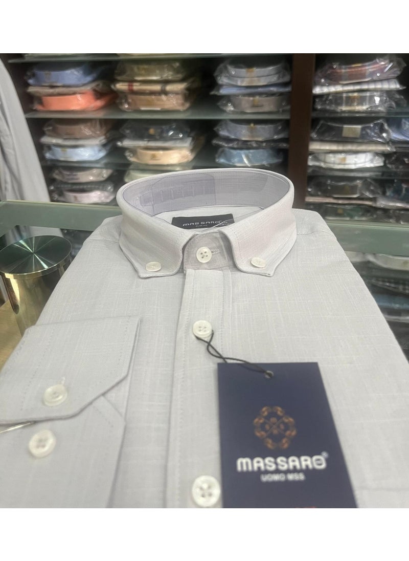Massaro Linen Cotton Shirt  - Image 4
