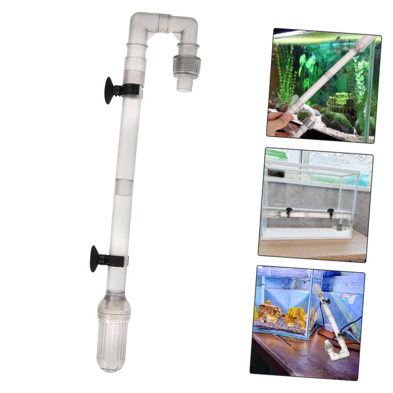 أنبوب تدفق مياه الحوض 20 × 6 2 سم، أنبوب بلاستيكي للتحكم في التدفق الخارجي، سهل التركيب - Image 5