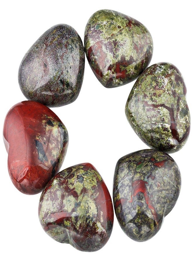 رووك كلاود حجر روك كلاود العلاجي، 1.6 بوصة، حجر دم التنين، قلب منحوت، حجر راحة اليد، حجر القلق، شاكرا، موازنة طاقة الريكي - Image 3