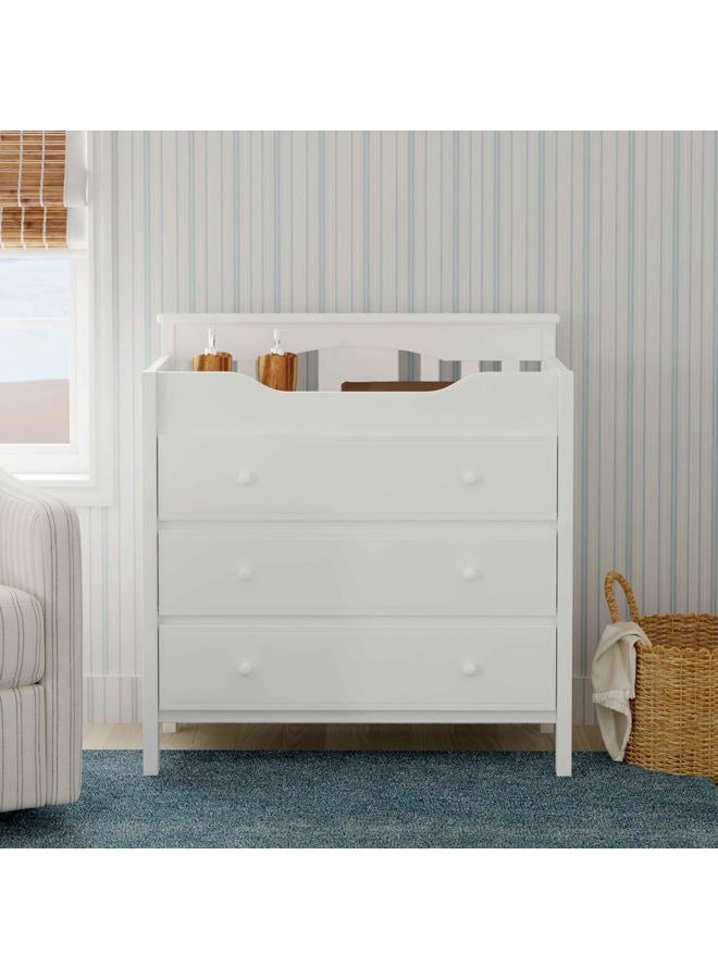 Davinci 3-Drawer Changer Dresser, White - Image 2