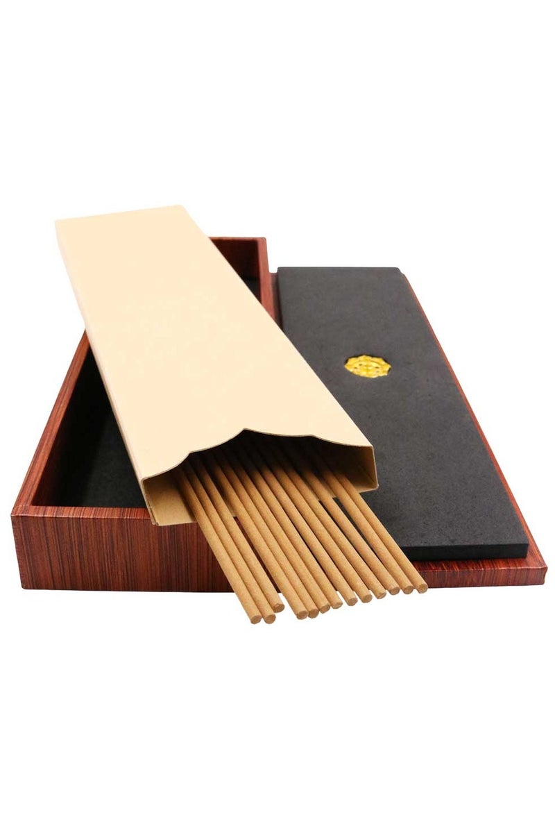 Bakhoor BoSidin Premium Cambodian Oud Incense Sticks with Beautiful Holder – 12pcs 3mm Thicker Agarwood Sticks in Luxurious Gift Box for Meditation and Home Fragrance - Image 3