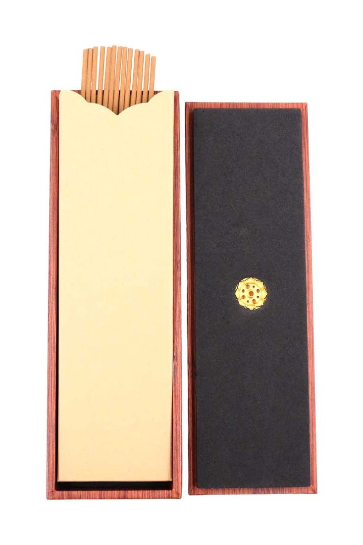 Bakhoor BoSidin Premium Cambodian Oud Incense Sticks with Beautiful Holder – 12pcs 3mm Thicker Agarwood Sticks in Luxurious Gift Box for Meditation and Home Fragrance - Image 4