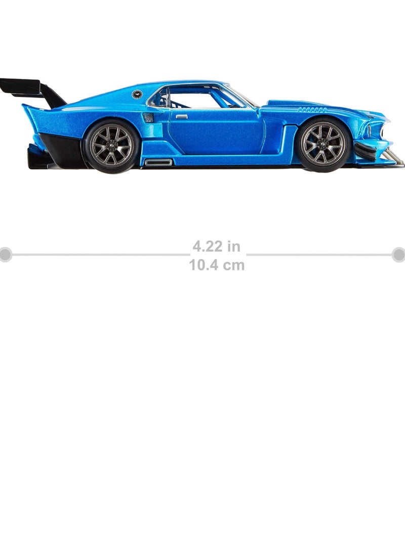 هوت ويلز مركبة فاخرة بمقياس 1:43، نسخ طبق الأصل مرخصة رسميًا لهواة الجمع البالغين، إطارات راكبين حقيقية، هيكل وهيكل معدني/معدني - Image 2