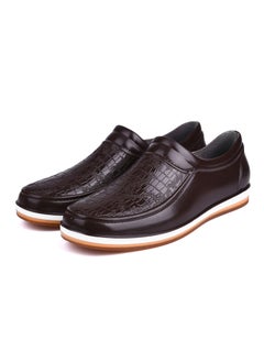 Generic New Mens Low-Cut Rain Shoes Waterproof Anti-Slip 0518 brown men 