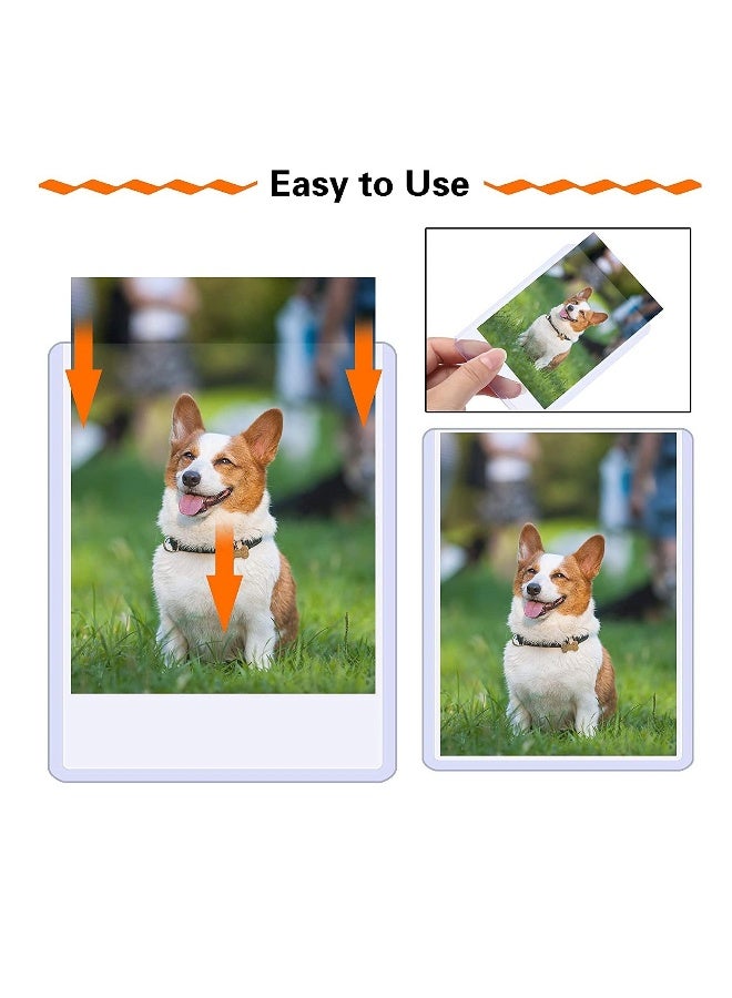 Generic 50PCS Card Sleeves Hard Plastic Card Sleeves for Baseball Card Protective Card Holder for Trading Cards,Sports Cards 3 x 4 Inch - Image 4