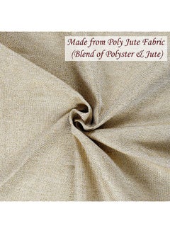 Kuber Industries Kuber Industries Jute Center Table Cover, 40"x60" (Cream), Standard (HS39KUBMART023531)  - Image 4