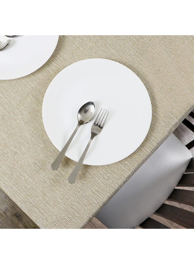 Kuber Industries Jute Center Table Cover, 40"x60" (Cream), Standard (HS39KUBMART023531) - Image 3