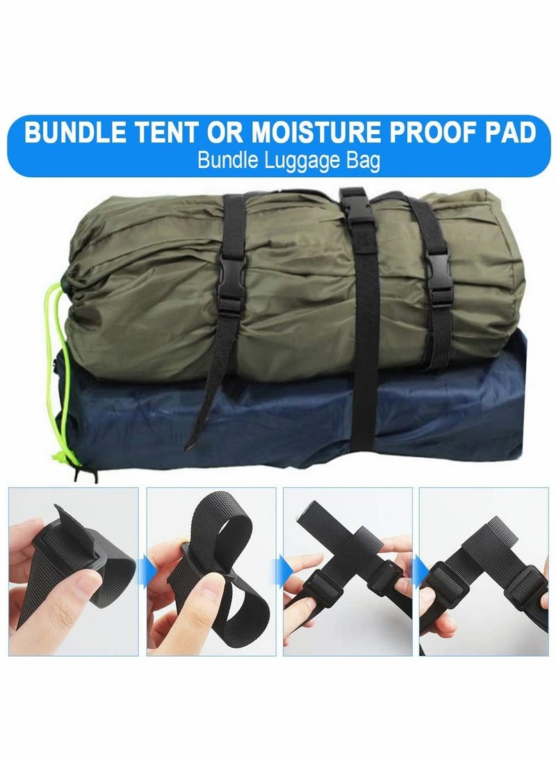 KASTWAVE Backpack Chest Straps Backpack Shoulder Strap Fixing Straps Adjustable Backpack Chest Strap Buckles Adjustable Chest Strap for Backpack Chest Belt with Buckle for Hiking and Jogging 3 Pack - Image 4