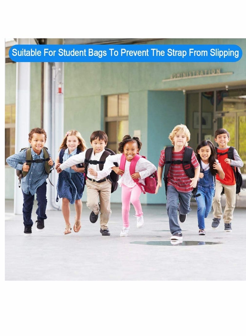 KASTWAVE Backpack Chest Straps Backpack Shoulder Strap Fixing Straps Adjustable Backpack Chest Strap Buckles Adjustable Chest Strap for Backpack Chest Belt with Buckle for Hiking and Jogging 3 Pack - Image 3