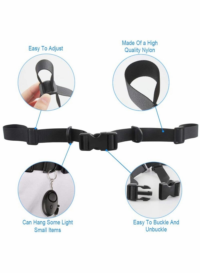 KASTWAVE Backpack Chest Straps Backpack Shoulder Strap Fixing Straps Adjustable Backpack Chest Strap Buckles Adjustable Chest Strap for Backpack Chest Belt with Buckle for Hiking and Jogging 3 Pack - Image 5