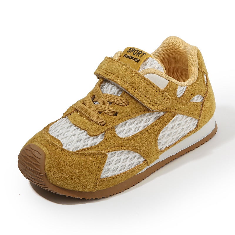 Mesh Sneakers Lightweight Flexible Sole Walking Shoes For Kids Indoor And Outdoor Activities - Image 1