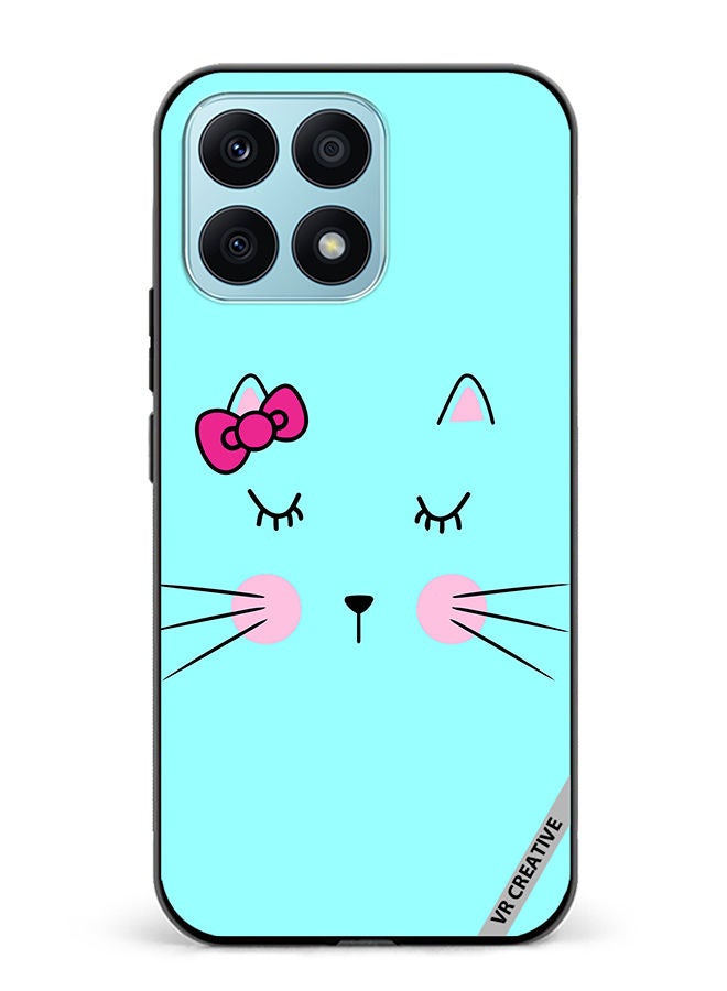 VR CREATIVE Protective Case Cover For Honor X8a Sleeping Cat Design Multicolour - Image 1