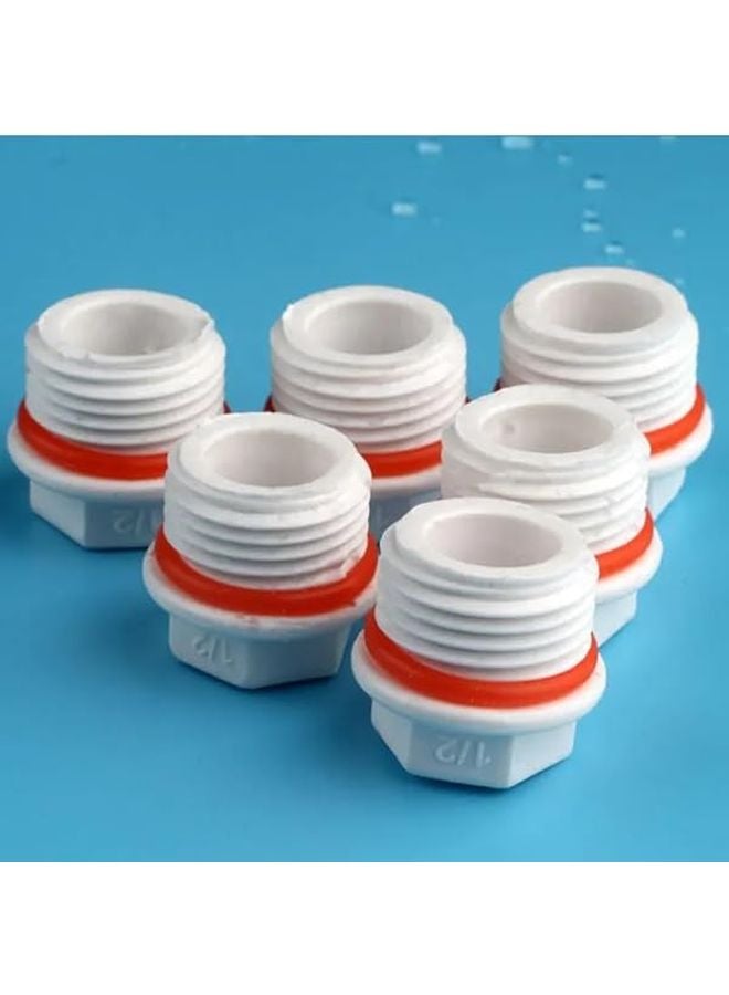 1 2 Inch Male Thread PVC Pipe End Cap Plumbing Fitting Diameter 20MM - Image 4