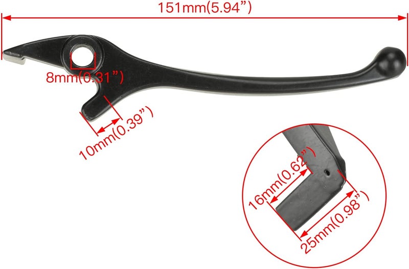 YOXUFA Right Hydraulic Disc Brake Lever Handle - Image 5