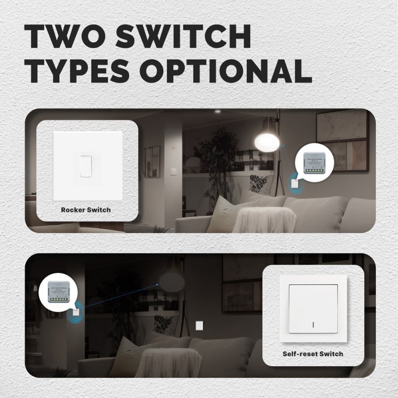 مويس ترجمة: وحدة تبديل ذكية من Tuya بتقنية ZigBee محمولة لأتمتة المنزل بنظام التركيب الذاتي مع تحكم بالتوقيت والتحكم الصوتي متوافقة مع Google Home و - Image 5