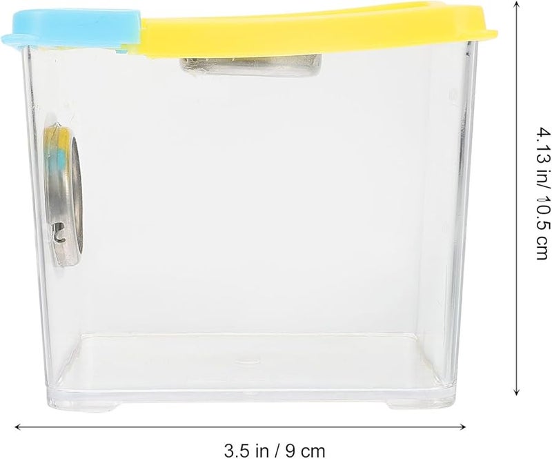 صندوق تربية الزواحف الشفاف حاوية التغيث للثعابين والعناكب والوزغ والسلاحف - Image 4