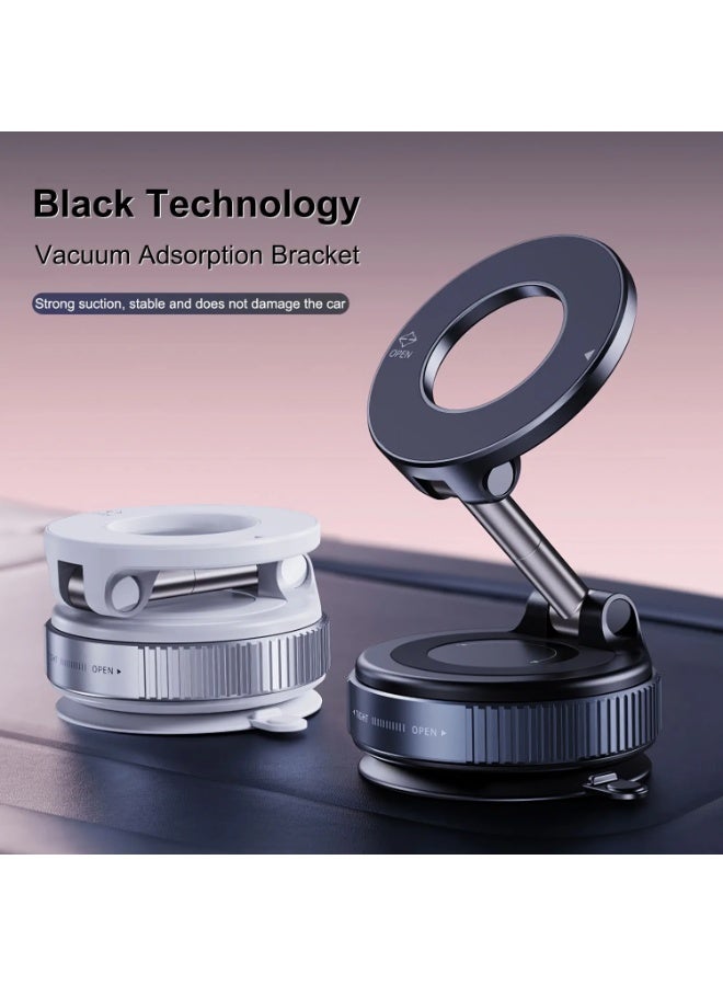 Kannzz K007 360° Magnetic Car Phone Holder – Universal Dashboard Mount, Strong Magnets, Foldable Design - Image 3