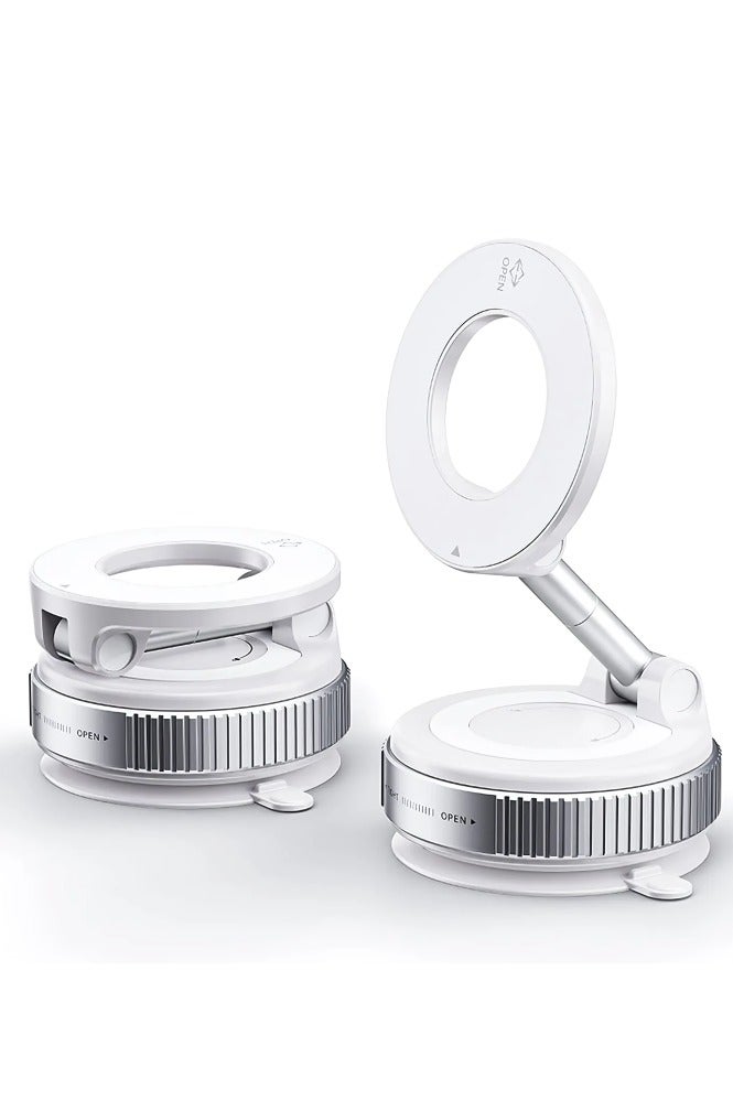 Kannzz K007 360° Magnetic Car Phone Holder – Universal Dashboard Mount, Strong Magnets, Foldable Design - Image 1