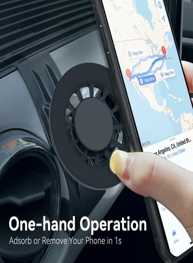 BEERTE Fits MagSafe Car Mount Fit for Ford Mustang 2015-2023 Hands Free Magnetic Phone Holder for Car Vent 360° Rotation Car Phone Mount Fit for iPhone 15 14 13 12 Series MagSafe Case All Phones - Image 5