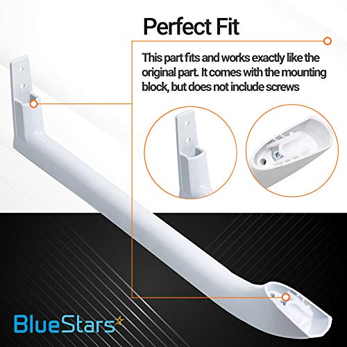 BlueStars 5304486359 5304506469 Refrigerator Door Handle Set - Compatible with Frigidaire Freezers - Replace Parts 5304504507, 242059501, 242059504 - Pack of 2 - Image 5