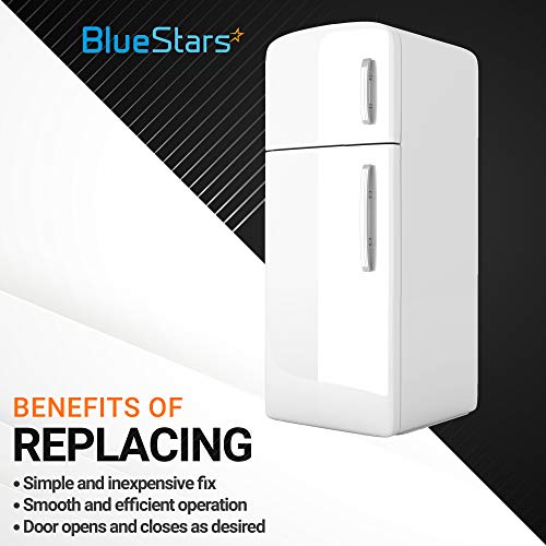 BlueStars 5304486359 5304506469 Refrigerator Door Handle Set - Compatible with Frigidaire Freezers - Replace Parts 5304504507, 242059501, 242059504 - Pack of 2 - Image 3