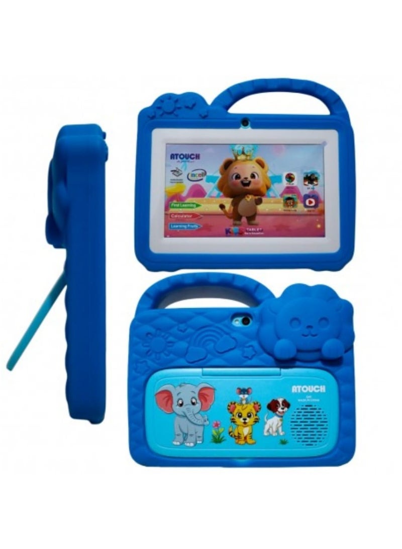 أتتش تم تصميم الجهاز اللوحي ATOUCH Q40 للأطفال مقاس 7 بوصات خصيصًا للتعليم والترفيه المبكر للأطفال. يعد هذا الجهاز اللوحي خيارًا ممتازًا للآباء الذين يتطلعون إلى تعريف أطفالهم بالتكنولوجيا بطريقة خاضعة للرقابة وتعليمية. - Image 3