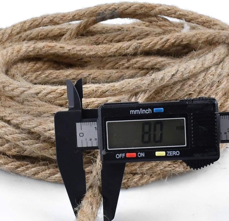 PREMIFY 10M Jute Rope, 8mm Natural Jute Twine Rustic Cord,Hemp String for DIY Box Packing Wedding Decoration, Bundling Wrapping Floristry Arts Crafts - Image 5