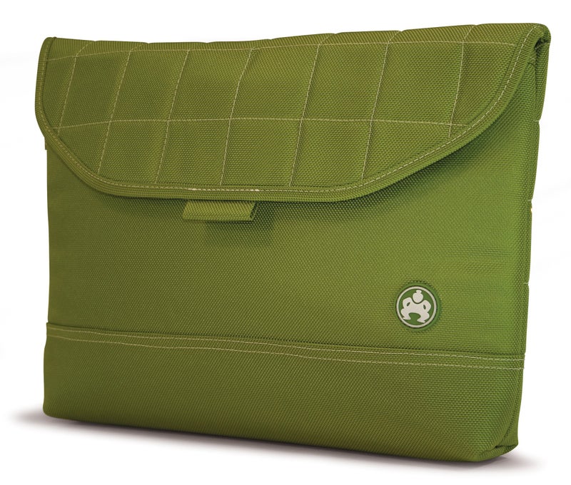 Mobile Edge Sumo 13-Inch Nylon Fabric Laptop Sleeve Carrying Bag, Compatible with MacBook 13.3 Inch and 12.8 Inch PC Laptops, Green, SUMO88505 - Image 5