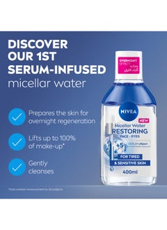 Nivea Micellar Water Restoring Makeup Remover 400ml  - Image 3