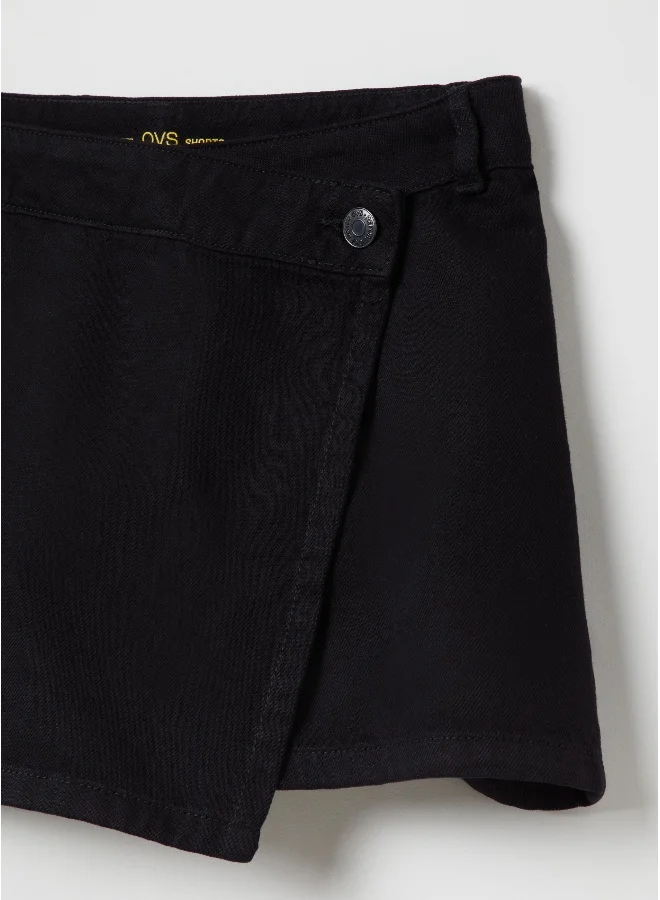 او في اس Denim skort