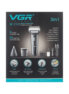 Generic VGR V-210 3-in-1 Beard, Nose and Ear Trimmer  - Image 3