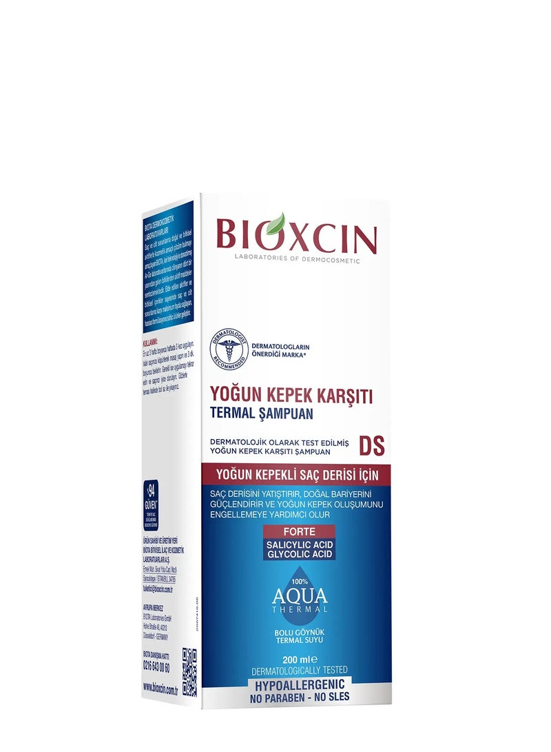 BIOXCIN INTENSIVE ANTI-DANDRUFF THERMAL SHAMPOO 200 ML - Image 2