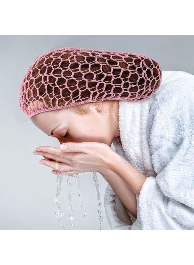 Giugu Mesh Rayon Head Bands - Hair Accessories for Women and Girls, Thick Short Long Hair Covers for Sleeping, Crochet Ornaments (Multicolor) - Image 2