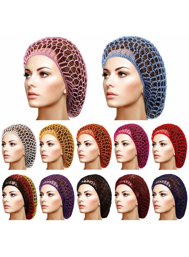 Giugu Mesh Rayon Head Bands - Hair Accessories for Women and Girls, Thick Short Long Hair Covers for Sleeping, Crochet Ornaments (Multicolor) - Image 1