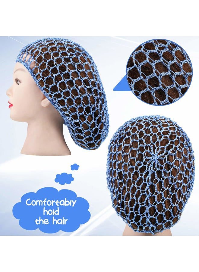 Giugu Mesh Rayon Head Bands - Hair Accessories for Women and Girls, Thick Short Long Hair Covers for Sleeping, Crochet Ornaments (Multicolor) - Image 5