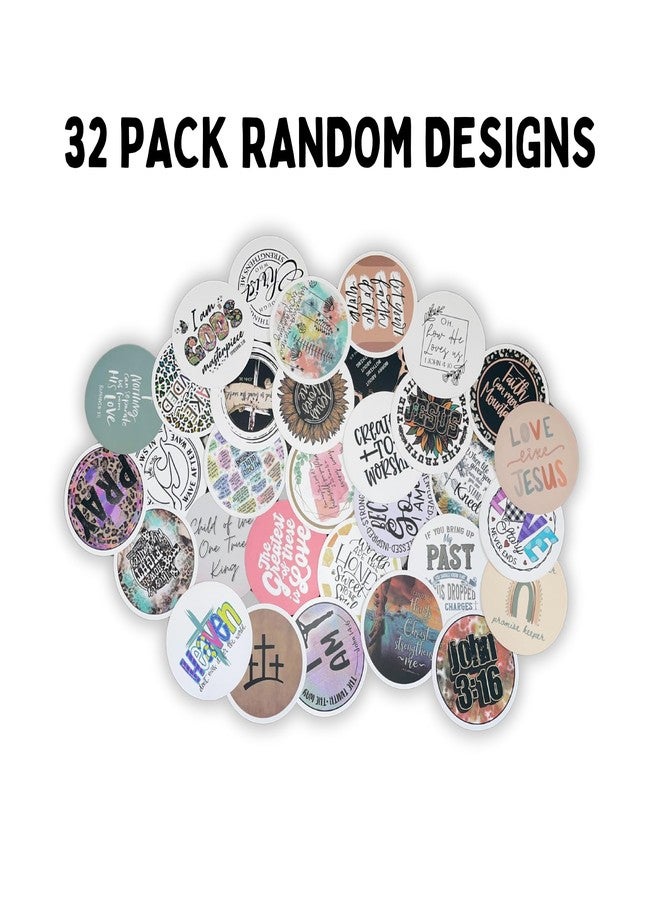 Lashicorn Bible Verse Christian Freshie Cardstock Cutouts Religious Rounds | 32pk Mixed 3” Book Encouraging Quotes Women Modern - Image 2