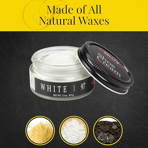 KELLYS Kelly's White Shoe Polish 1.5 oz - Professional Leather Shoe Cream - Image 3