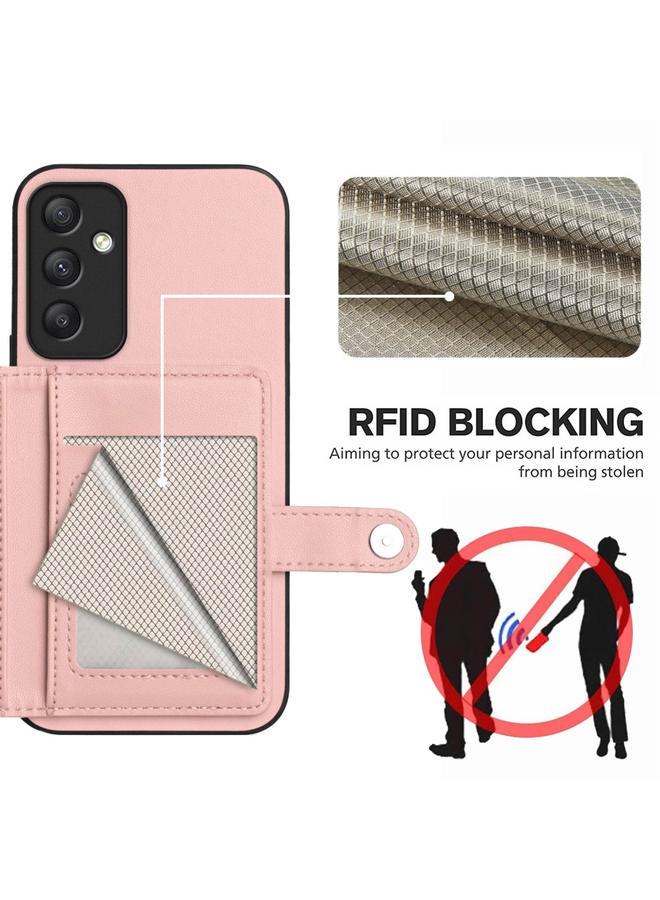 S-TOP Case For Samsung Galaxy A35 5G Button Card Bag RFID Anti-theft Phone Case - Image 3