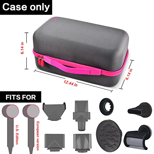 ANKHOH Case Holder Compatible with Dyson Supersonic Hair Dryer, Blow Dryer Storage Bag Fits for Dyson Supersonic Limited Gift Set Edition and Accessories, Box Only - Image 2
