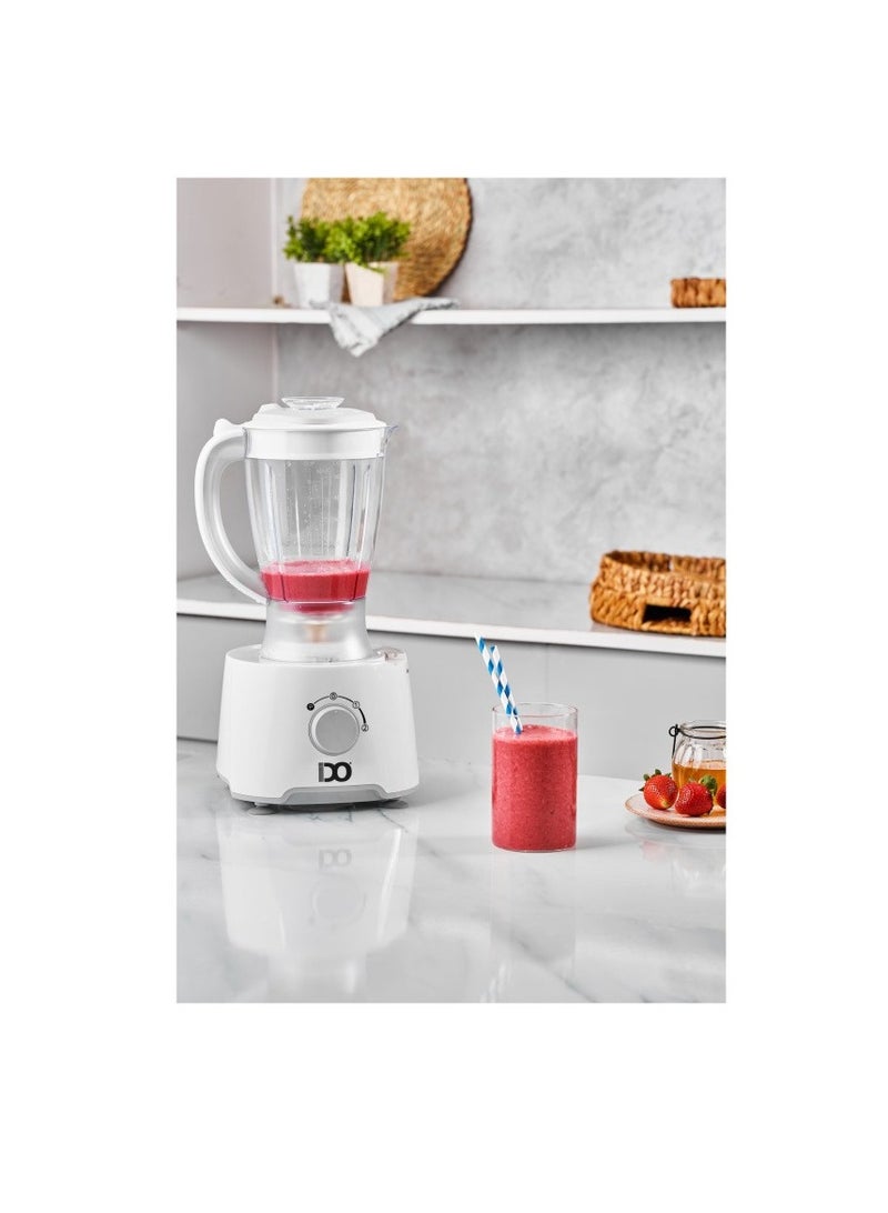 ايدو محضر طعام 25 وظيفة 2 سرعة 1000 وات لون أبيض FP1000-WH - Image 5