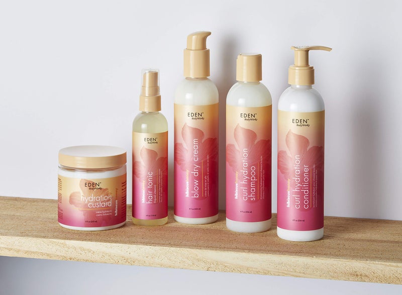 EDEN BodyWorks Hibiscus Honey Hydration Custard | 8 oz | Define Light & Bouncy Curls - Moisturize & Soften Hair - Image 3