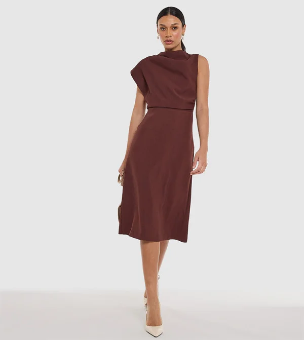BCBG Dress With Shoulder Detail