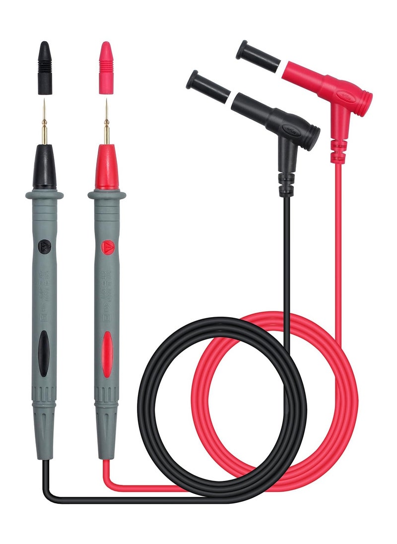 SANMUGEED - Multimeter Test Leads, PT1005 1000V 10A Multi-meter Test Probes Kit, Universal Testing Lead Compatible with Electric Tester/Digital Multimeters - Image 1