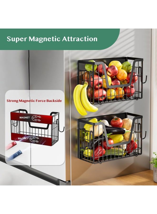 OSOVGO Magnetic Spice Rack for Refrigerator, Fridge Organizers and Storage, Pantry Organizers & Storage, Magnetic Shelf for Refrigerator, Laundry Room Organization, Magnetic Wall Shelf (White) - Image 4