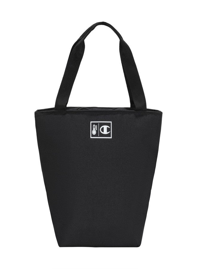Champion Kids' Fresh Tote Lunch Kit, Black, One Size, Fresh Insulated Lunch Tote With Carry Handle, Leak-resistant Cooler Bag for Daily Use - Image 3