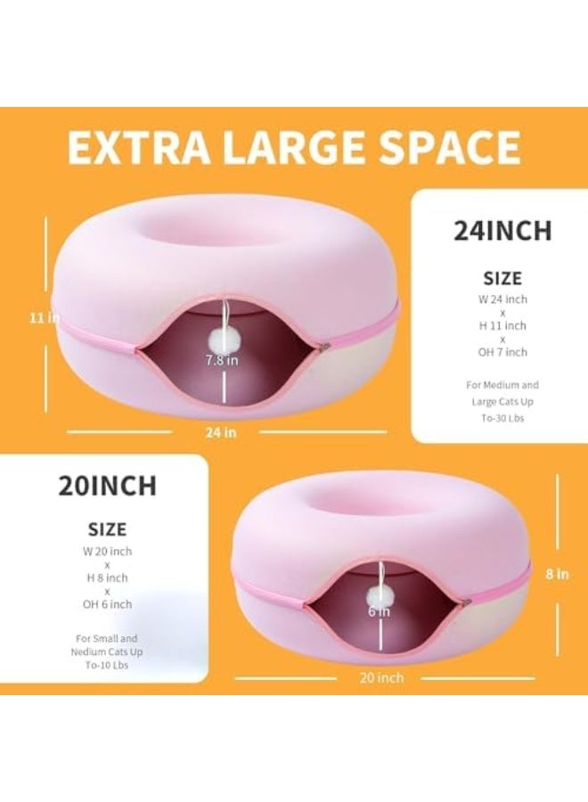 Queens Cat tunnel, cat nest donut tunnel - Image 5