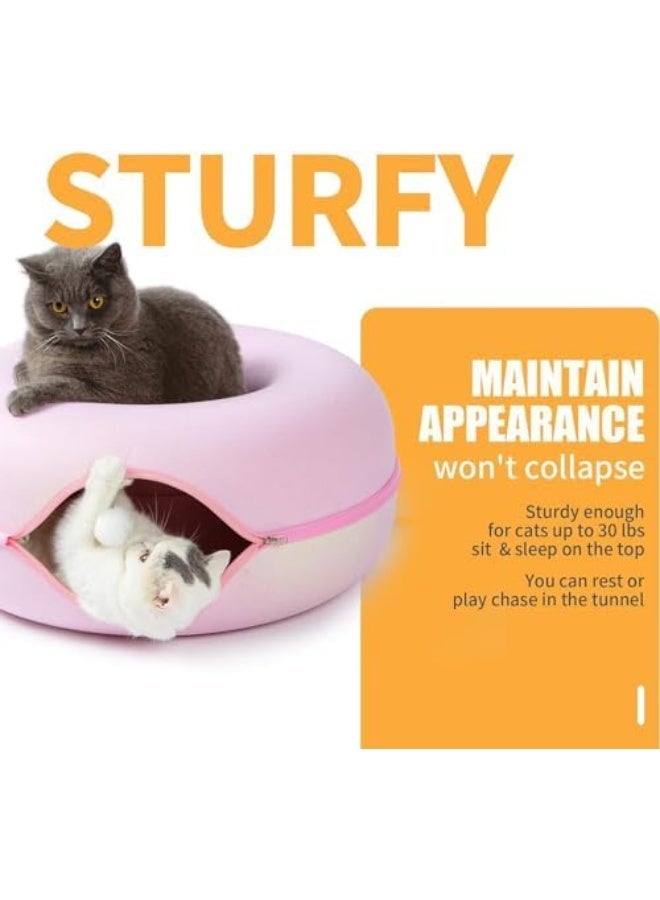 Queens Cat tunnel, cat nest donut tunnel - Image 4